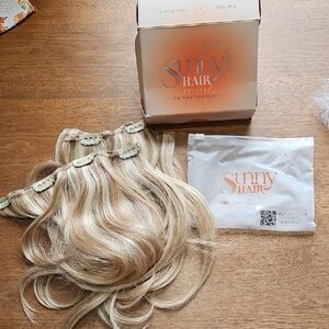 Blonde 12"  Clip-In Extensions